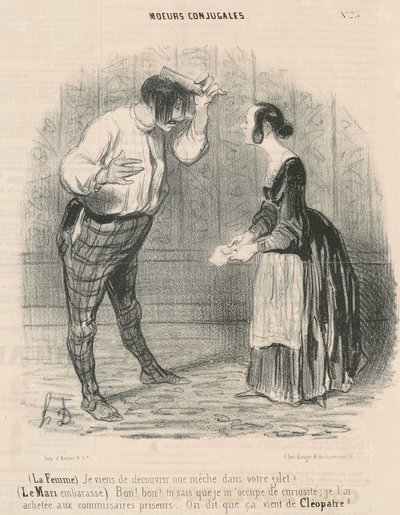 Kone. Jeg oppdaget nettopp en veke... av Honoré Daumier