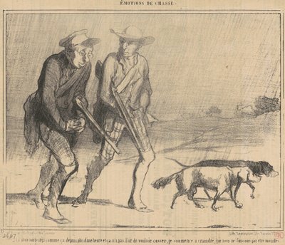 Regnet har falt slik i... av Honoré Daumier