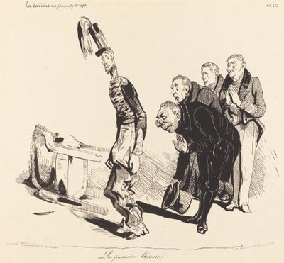 Den første skaden av Honoré Daumier