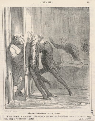 valgreform i england av Honoré Daumier