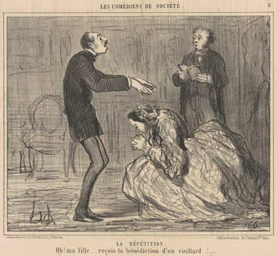 Gjentakelse av Honoré Daumier