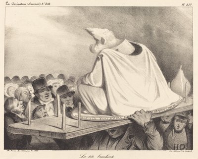 hodet vipper av Honoré Daumier