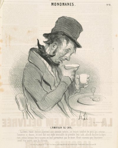 Kaffeelskeren av Honoré Daumier