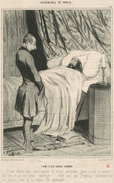 En stor manns venn av Honoré Daumier