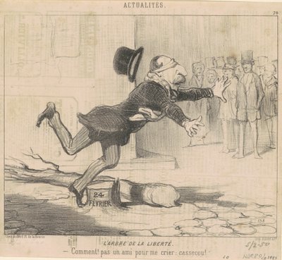 Frihetens tre av Honoré Daumier