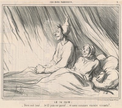 14. juni av Honoré Daumier