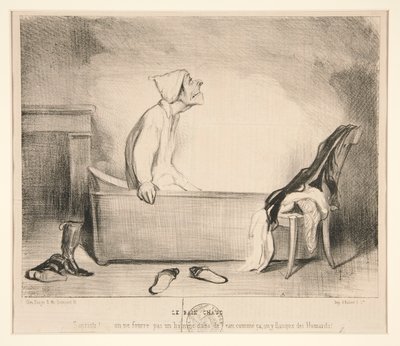 Varmebadet. Herregud! av Honoré Daumier