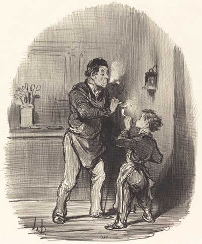 Filosofen Chiffonnier av Honoré Daumier