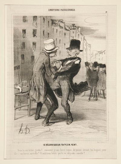 Avfettingsmiddelet i friluft av Honoré Daumier