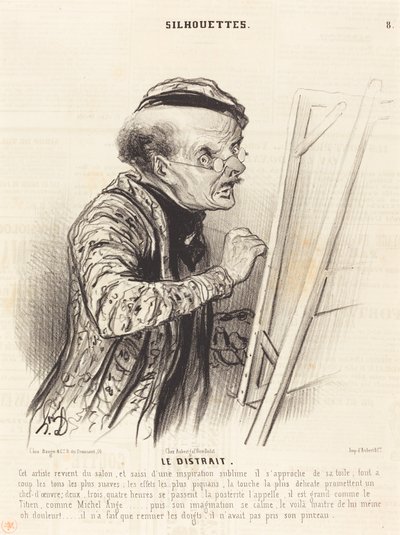 Den distraherte av Honoré Daumier