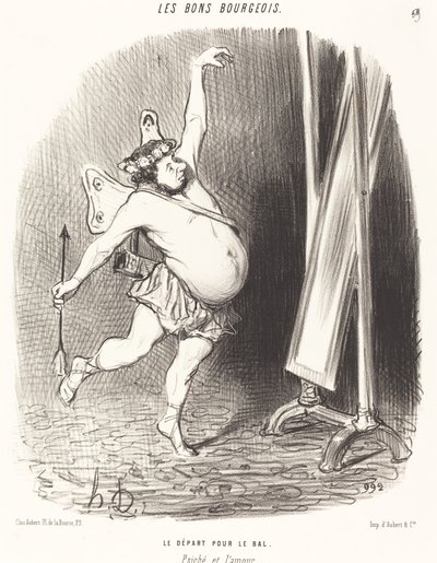 Avreise til ballen av Honoré Daumier