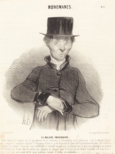 Innbilt syk av Honoré Daumier