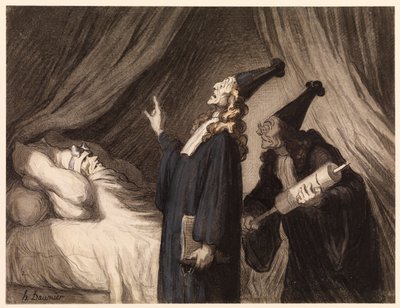 Innbilt syk av Honoré Daumier