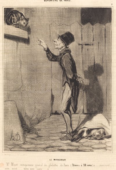 Marauderen av Honoré Daumier