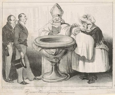 Le Petit Thiers, døpt doktrinær av Honoré Daumier
