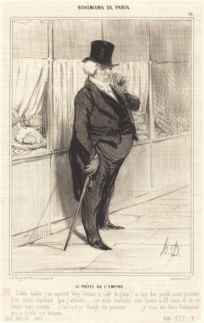 Imperiets prefekt av Honoré Daumier