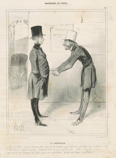 Beskytteren av Honoré Daumier