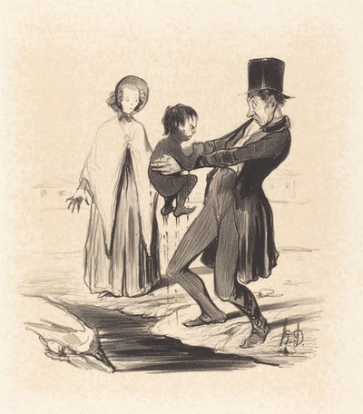 Brønnen til Grenelle av Honoré Daumier