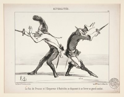 Kongen av Preussen og av Honoré Daumier