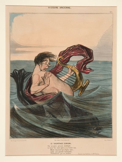 Redningen D av Honoré Daumier
