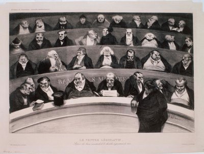 Den lovgivende magen av Honoré Daumier
