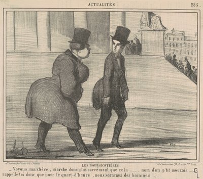 Aksjemeglerne... La oss se, min kjære... av Honoré Daumier