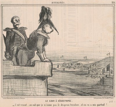 Tsaren i Sevastopol av Honoré Daumier