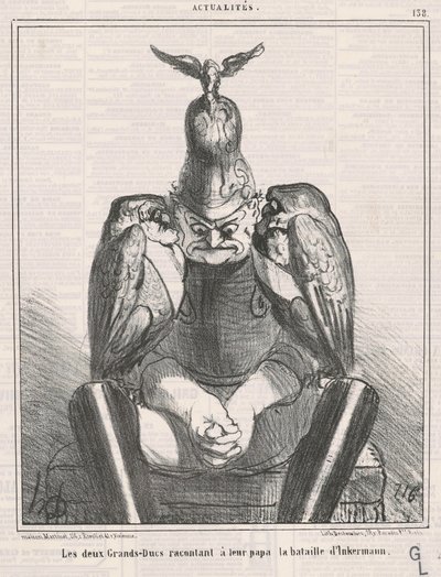 De to storhertugene forteller ...Inkermann av Honoré Daumier