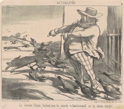 Doktor Véron slipper alle endene... av Honoré Daumier