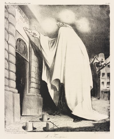 Le fant?me (The Phantom) av Honoré Daumier