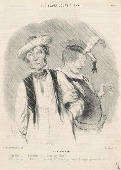 Fett tirsdag av Honoré Daumier