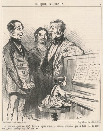Stykket vi må svelge... av Honoré Daumier