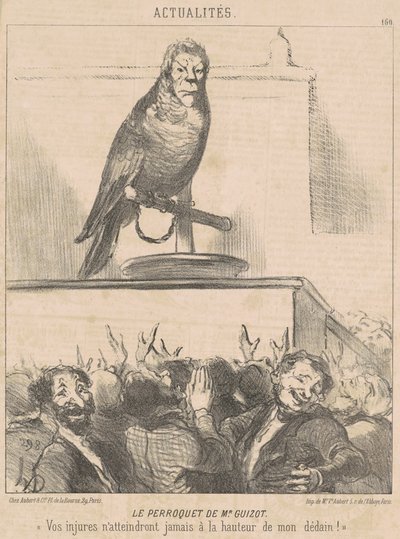 M. Guizots papegøye av Honoré Daumier
