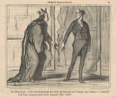 Scenesjefen av Honoré Daumier