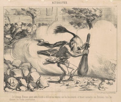 Den ville bineau har ... av Honoré Daumier