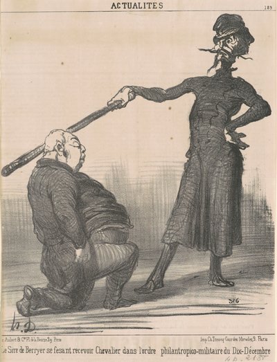 The Sire of Berryer ... Chevalier ... av Honoré Daumier