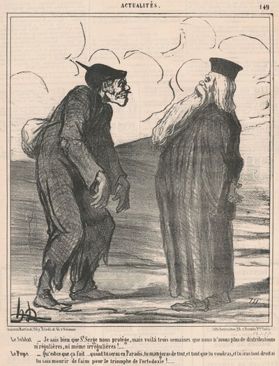Soldaten...jeg vet... av Honoré Daumier