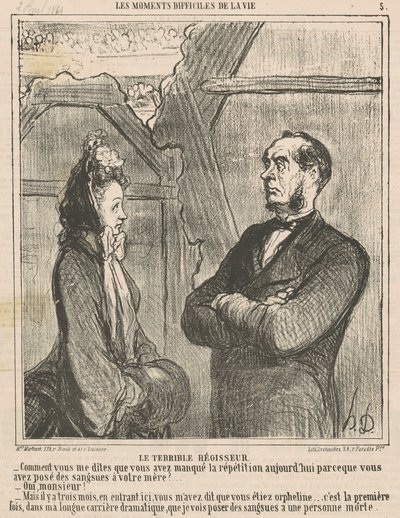 The Terrible Manager av Honoré Daumier