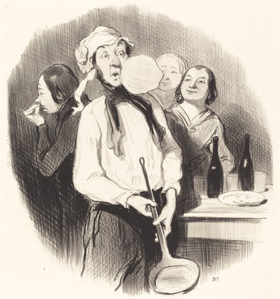 Pannekakene av Honoré Daumier