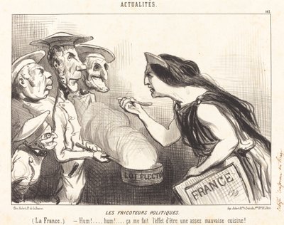 De politiske frikotørene av Honoré Daumier