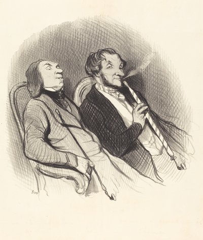 Røykerne av Hadchids av Honoré Daumier