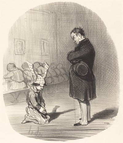 Etterdønningene av et opprør av Honoré Daumier