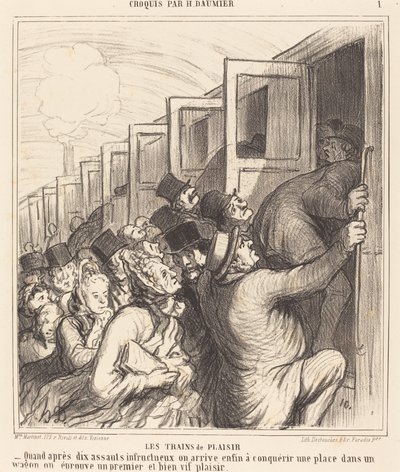 Lysttog av Honoré Daumier
