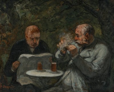 Øldrikkere av Honoré Daumier