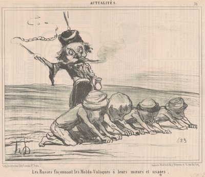 Former dem Moldo-Vlachs... av Honoré Daumier