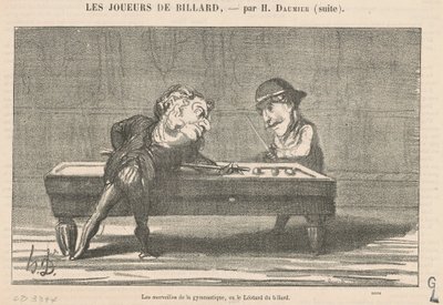 Gymnastikkens underverk... av Honoré Daumier