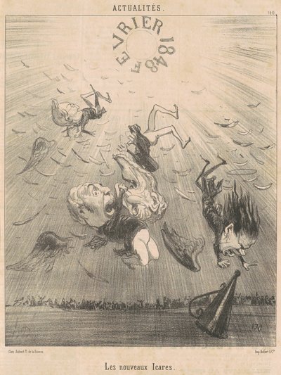 Den nye Ikaros av Honoré Daumier