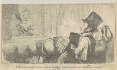 Menneskene i det snille samfunnet som ... av Honoré Daumier