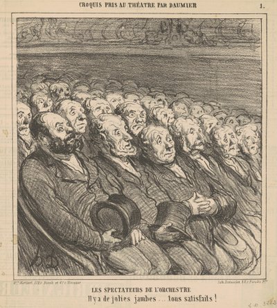 Orkestertilskuere av Honoré Daumier