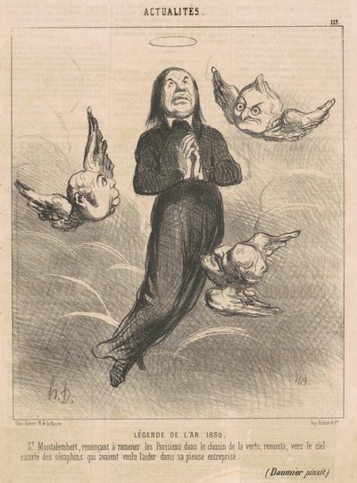 Årets legende 1850 av Honoré Daumier